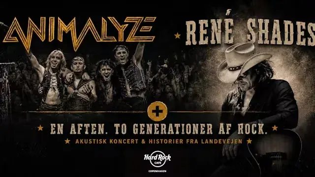 Unplugged: Animalyze & René Shades – Live på Hard Rock Café CPH