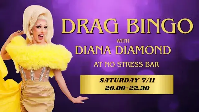 Drag Bingo med Diana Diamond på No Stress Bar CPH 7/11
