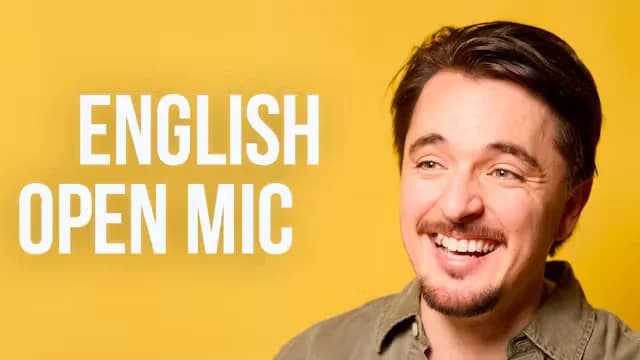 English Open Mic med vært Jefferson Bond