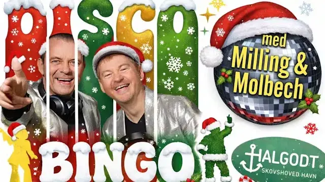 Jule-DiscoBingo på Halgodt (Lørdag)