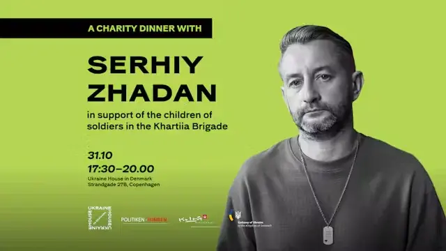 Velgørenhedsmiddag med Serhiy Zhadan