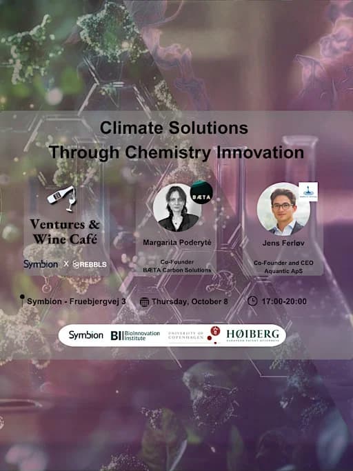 Ventures & Wine: Climate Solutions through Chemistry Innovation