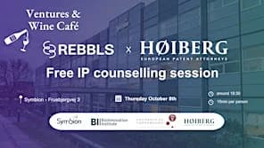 Open-desk IP-rådgivning med Høiberg @ Ventures & Wine Café