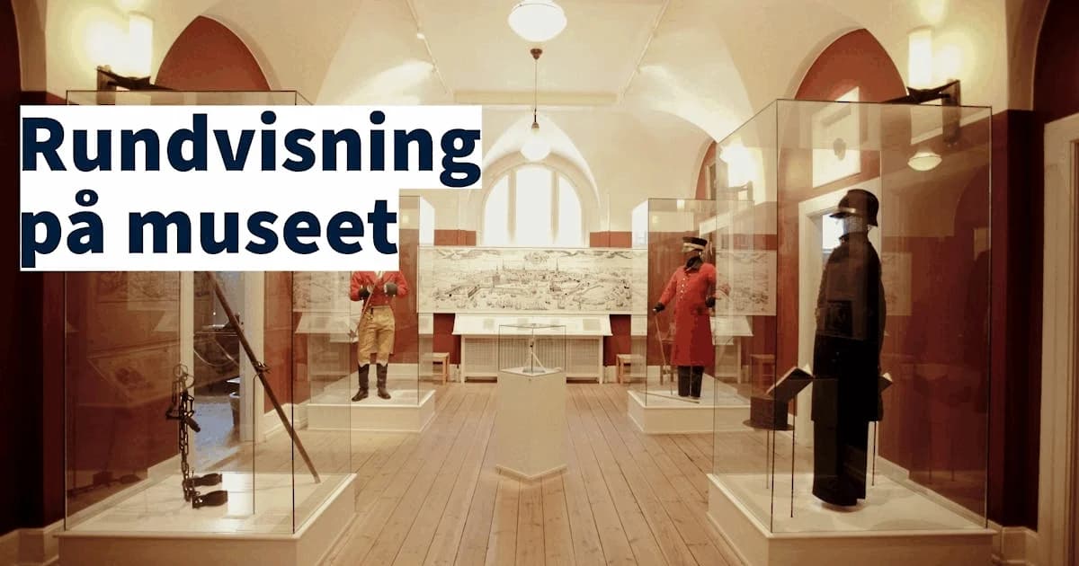 Guidet rundvisning på Politimuseet med pensioneret betjent