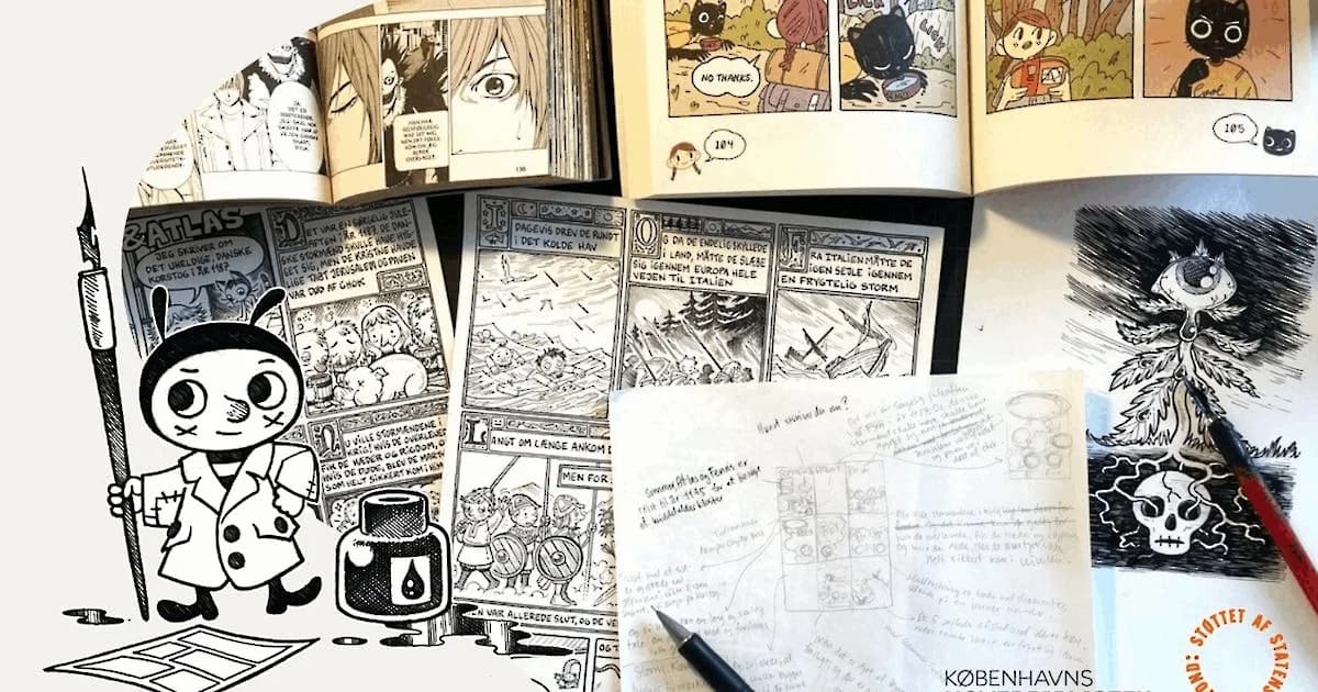 HOLD 1: 11-14 år - Forfatterspirernes graphic novel- og tegneserieværksted