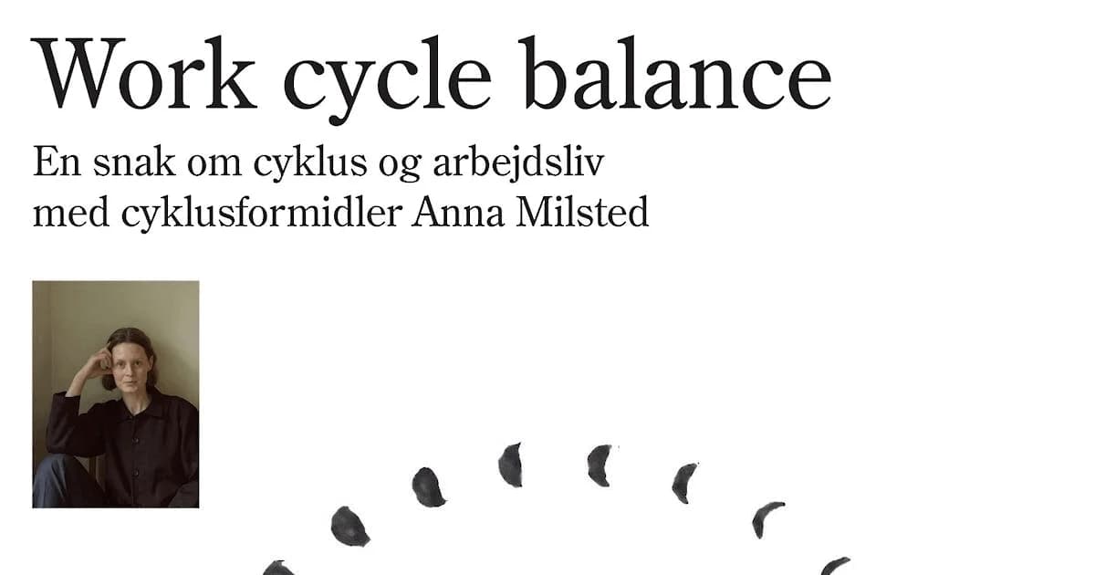 Cyklus og arbejdsliv – en bæredygtig tilgang