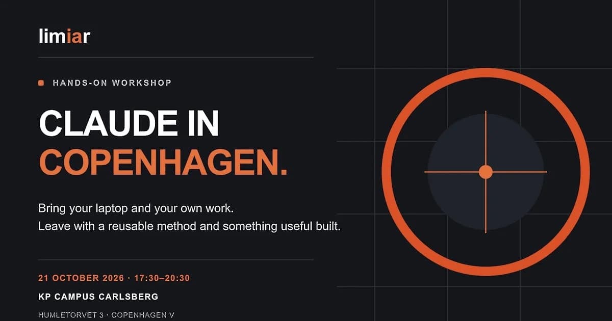 Claude in Copenhagen - Hands-on Workshop