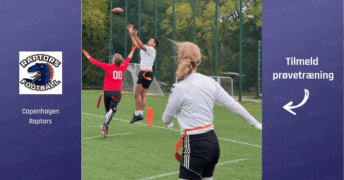 Flag Football Coed – prøvetræning hos Copenhagen Raptors