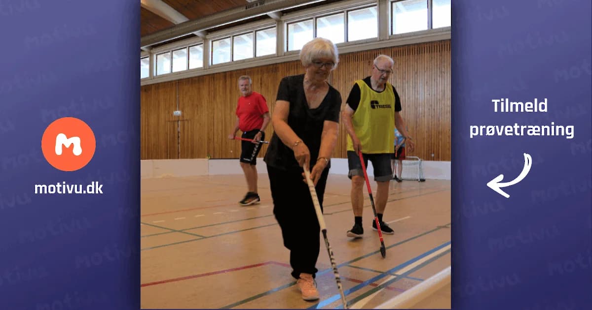 Motionsfloorball for voksne og seniorer