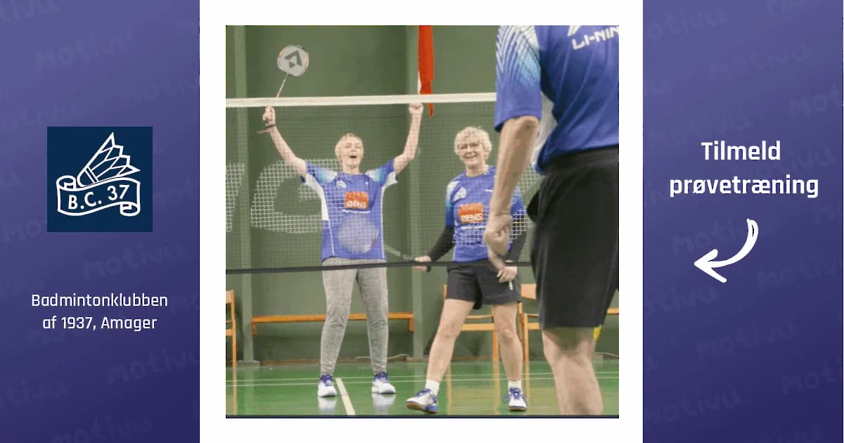 Badmintongruppe 60+ – tirsdag formiddag, alle niveauer