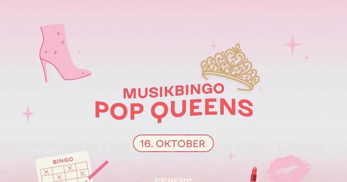 Music Bingo: Pop Queens with host Marek Azouley