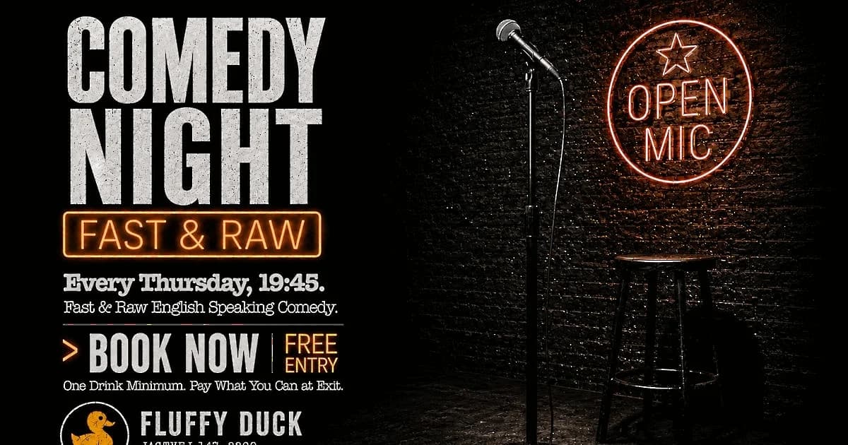 Comedy Lounge Open Mic at the Fluffy Duck