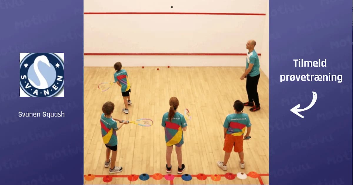 Juniortræning i squash