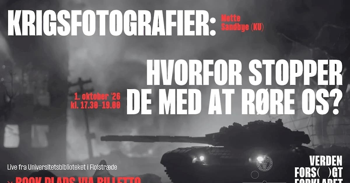 Krigsfotografier: Hvorfor stopper de med at røre os?