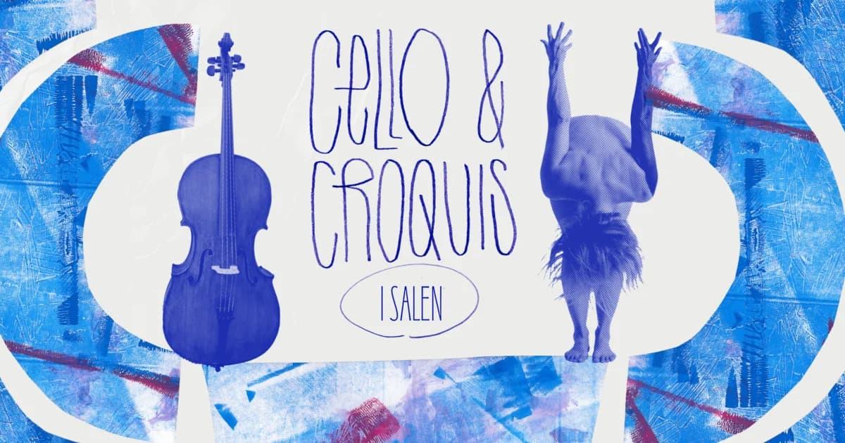 Cello & Croquis – performativ kunstaften