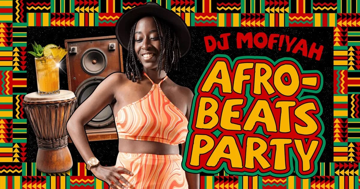 Afrobeats party i Absalon