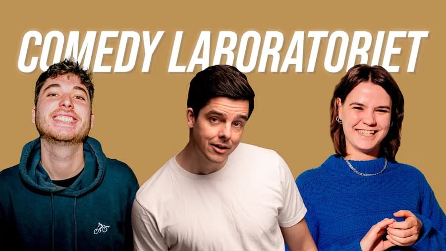 Comedy Laboratory: Michael Schøt, Cecilie Bau & David Minerba