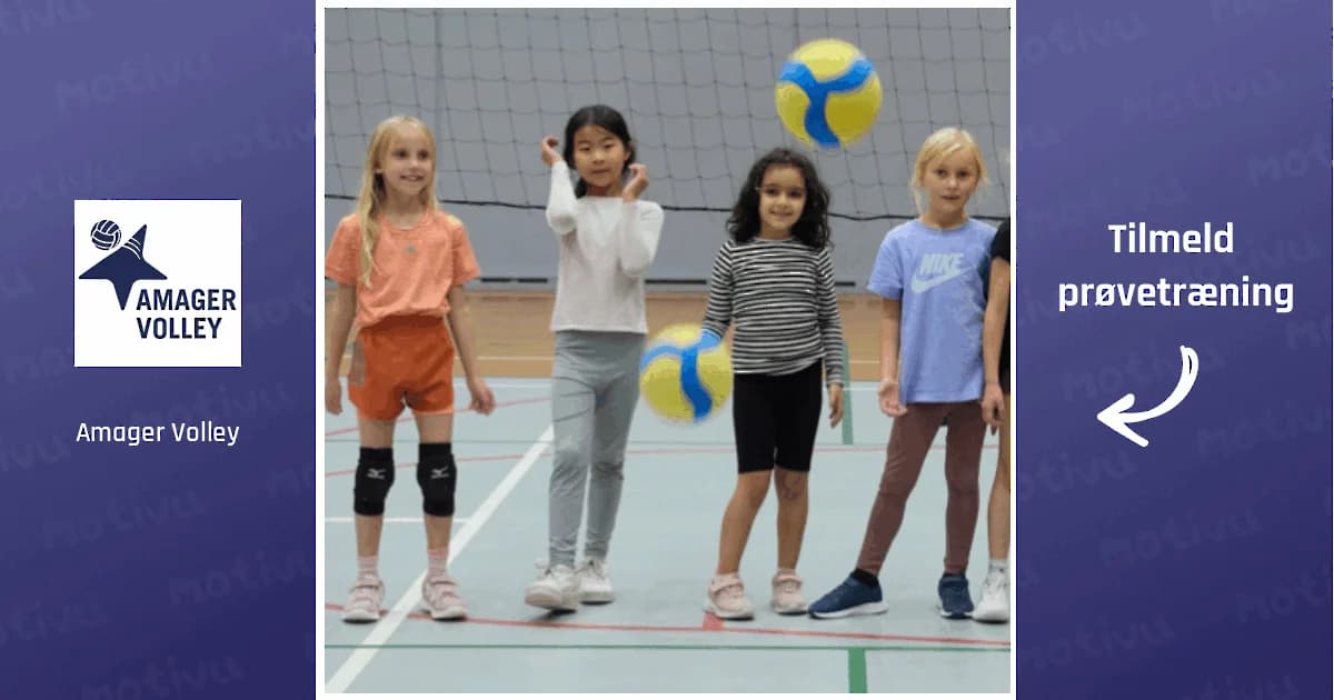 Kids 0-1 volleyballtræning for 6-7 år