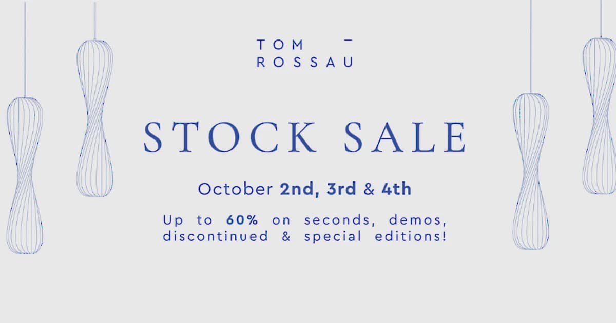 Tom Rossau lagersalg