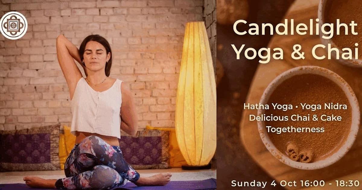 Yoga ved stearinlys og chai med Erotina