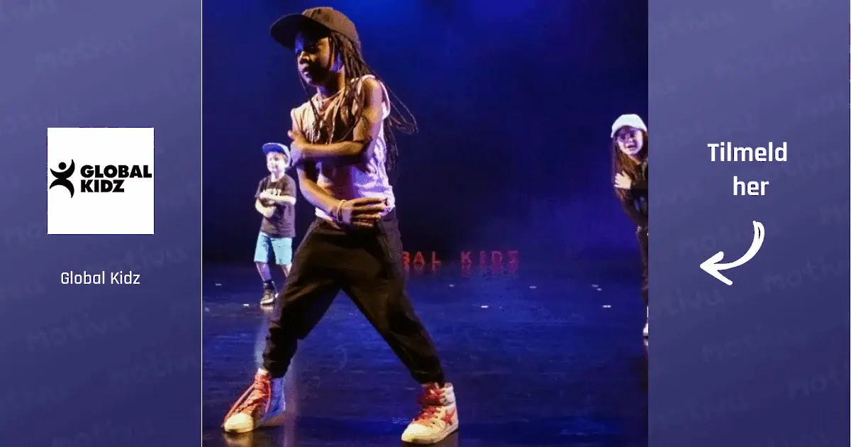 Hip-hop danse for børn 6-9 år