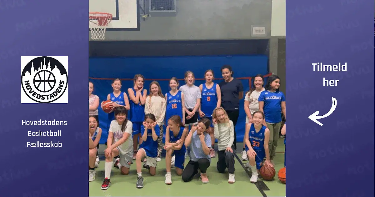 Øbro Silversharks U10/U11-pigerne – basketballtræning