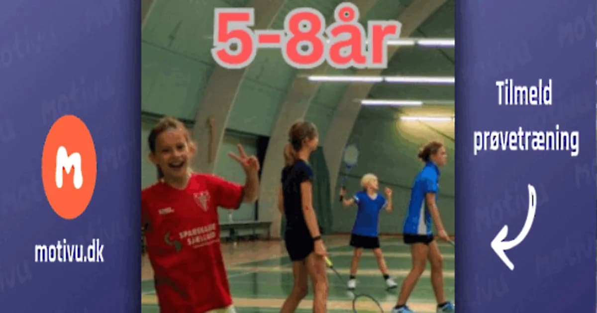 Badminton Begynder 5-8år i Østerbrohuset