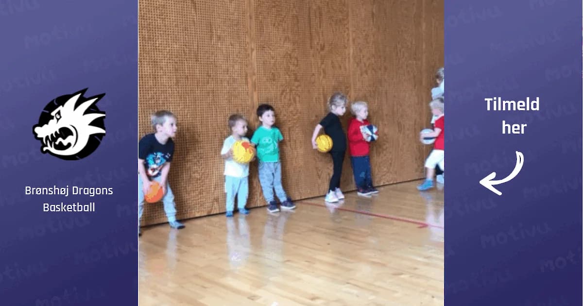 DrageBasketball for 3-5-årige