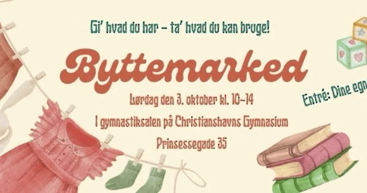 Byttemarked på Christianshavn
