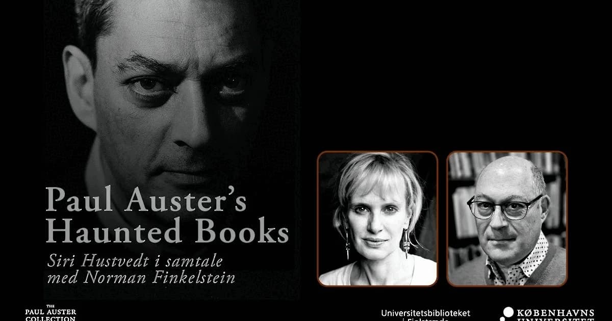 Paul Auster's Haunted Books with Siri Hustvedt