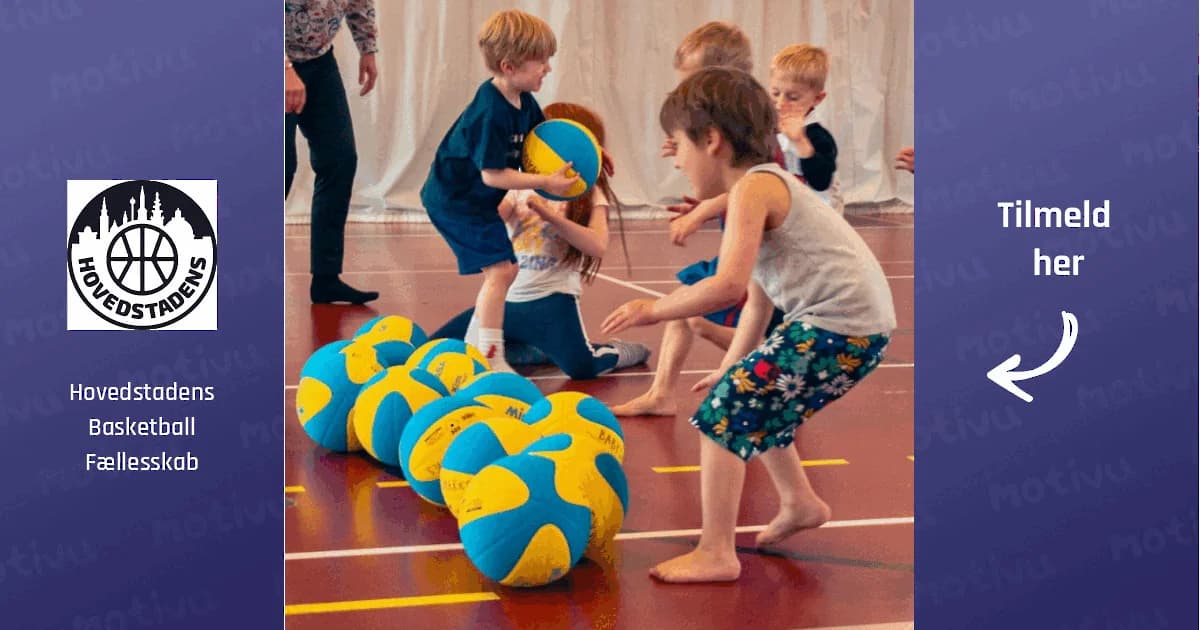 Basketball for 3-4 Year-Olds on Amager