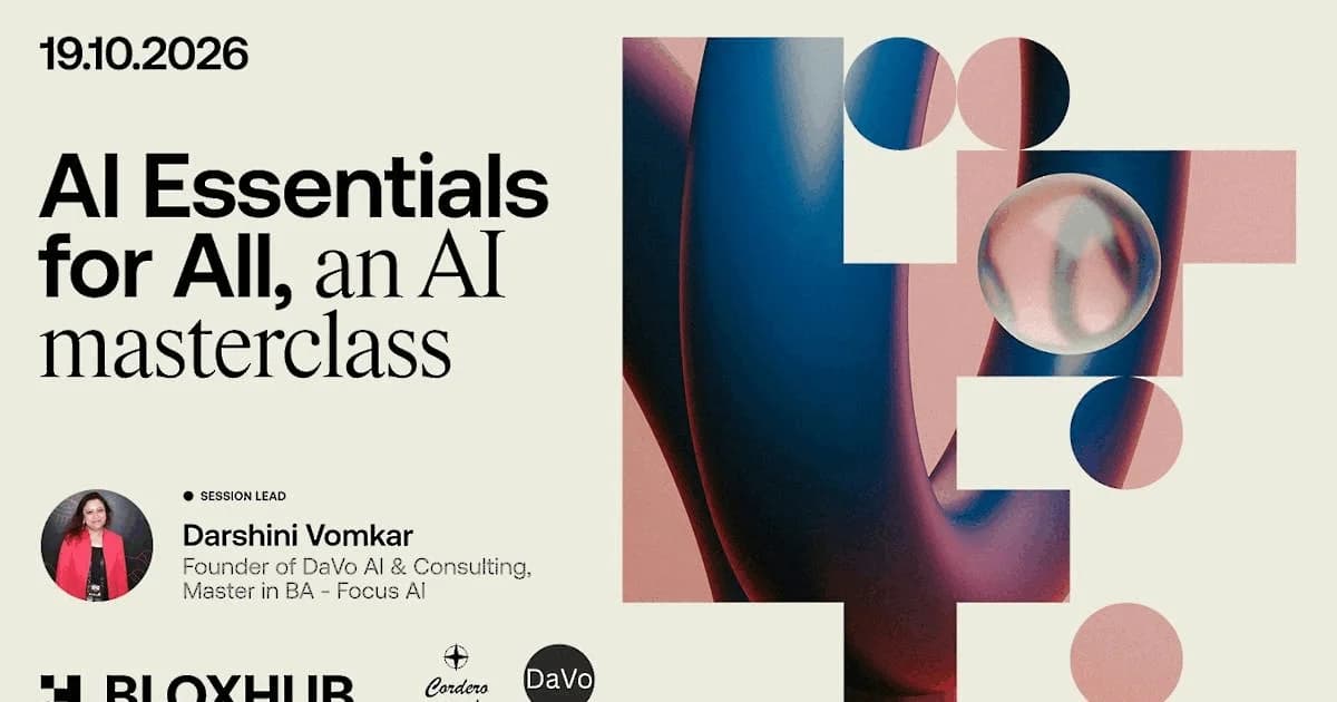 AI-masterclass: essentials for all