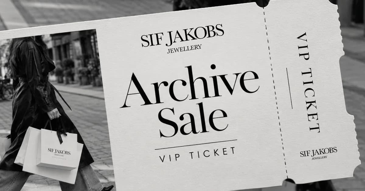 Sif Jakobs Jewellery Lagersalg