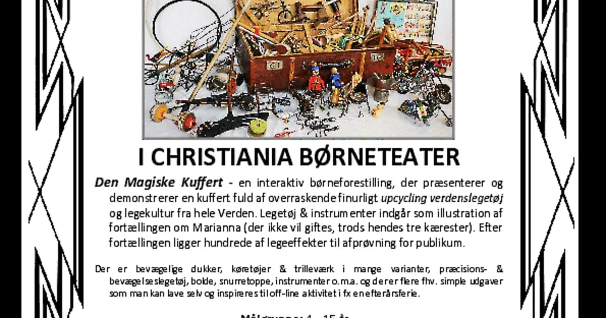 Den Magiske Kuffert – interaktiv fortælleforestilling