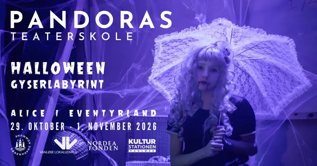 Halloween Gyserlabyrint - Alice i Eventyrland