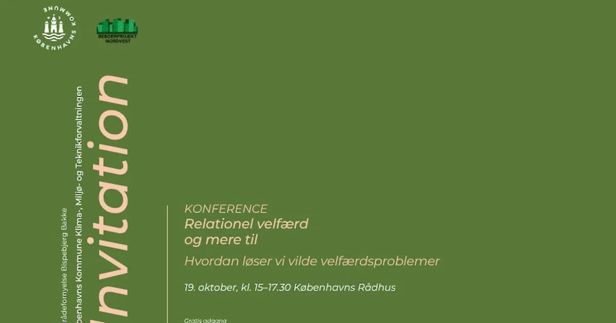 Conference on Relational Welfare: Solutions to Complex Welfare Challenges