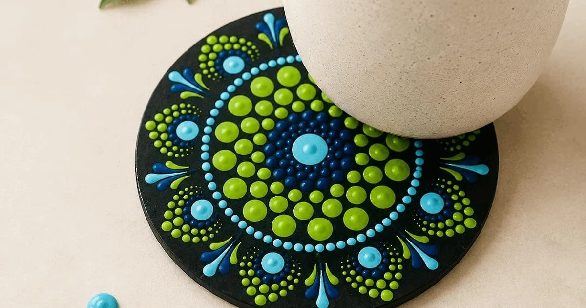 Mandala Tea Coaster Painting Workshop