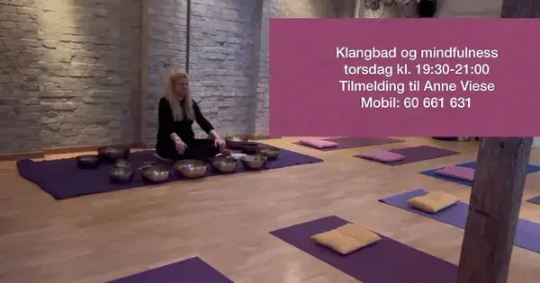 Klangbad og mindfulness med Anne Viese på Østerbro