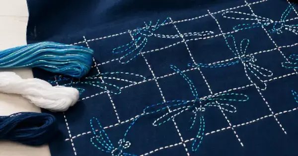 Japansk sashiko-broderi