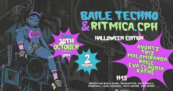 Baile Techno & Ritmica.CPH - Halloween 2026 Edition