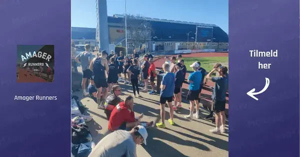 Intervalløbetræning med Amager Runners