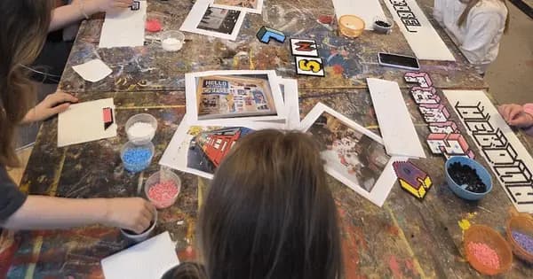 Bead Graffiti Workshop with street art duo OEPS Crew