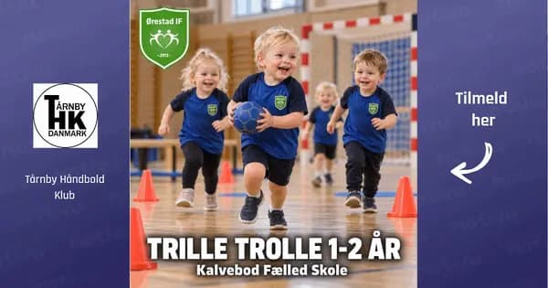 Trille Trolle 1-2 år - Forældre/Barn-håndbold