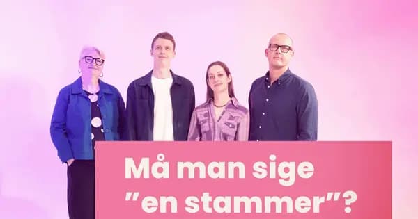 Må man sige "en stammer"? – Debataften om identitet, skam og mod