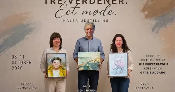 Tre kunstnere - tre verdener