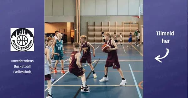 Basketballtræning for 8-9-årige på Vesterbro