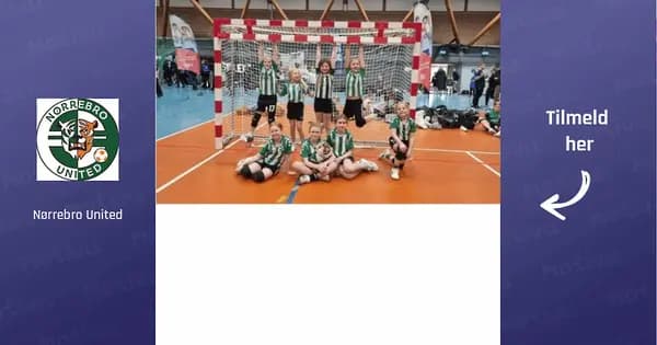 Prøvetræning i håndbold for piger født 2017–2018