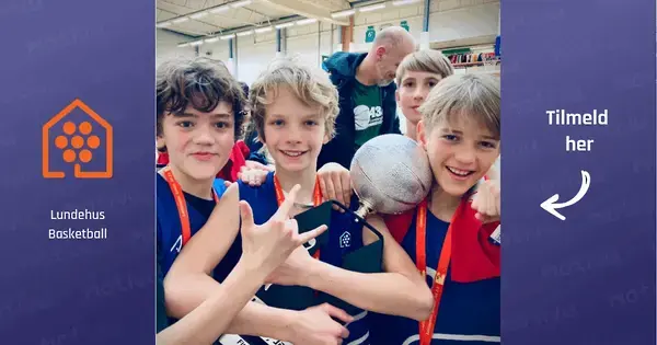 Basketball for drenge født 2014-2015 (U13)