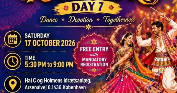 Govinda Navratri 2026 - 17. oktober (dag 7)