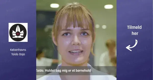 Begyndertræning i taido for børn og unge
